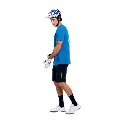 Maglia TROY LEE DESIGNS SKYLINE RIDE ONE EYE AERO Maniche Corte Blu