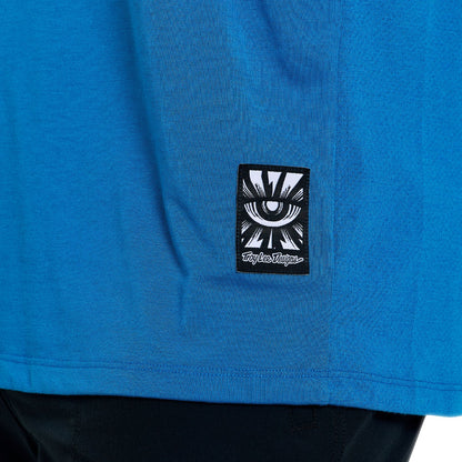 Maglia TROY LEE DESIGNS SKYLINE RIDE ONE EYE AERO Maniche Corte Blu