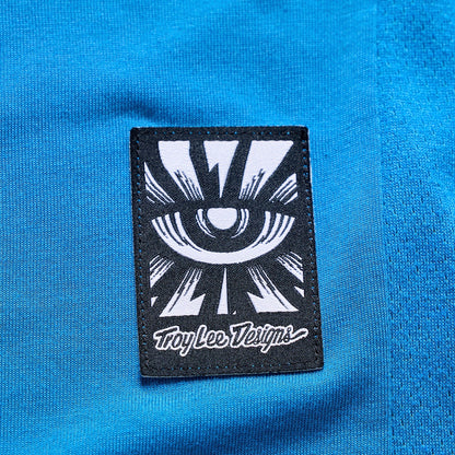 Maglia TROY LEE DESIGNS SKYLINE RIDE ONE EYE AERO Maniche Corte Blu