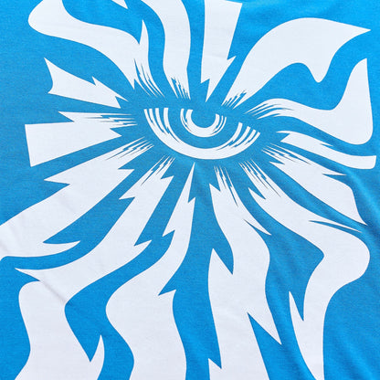 Maglia TROY LEE DESIGNS SKYLINE RIDE ONE EYE AERO Maniche Corte Blu