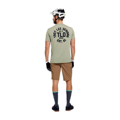 Shirt TROY LEE DESIGNS SKYLINE RIDE STAMPS Korte Mouwen Sage