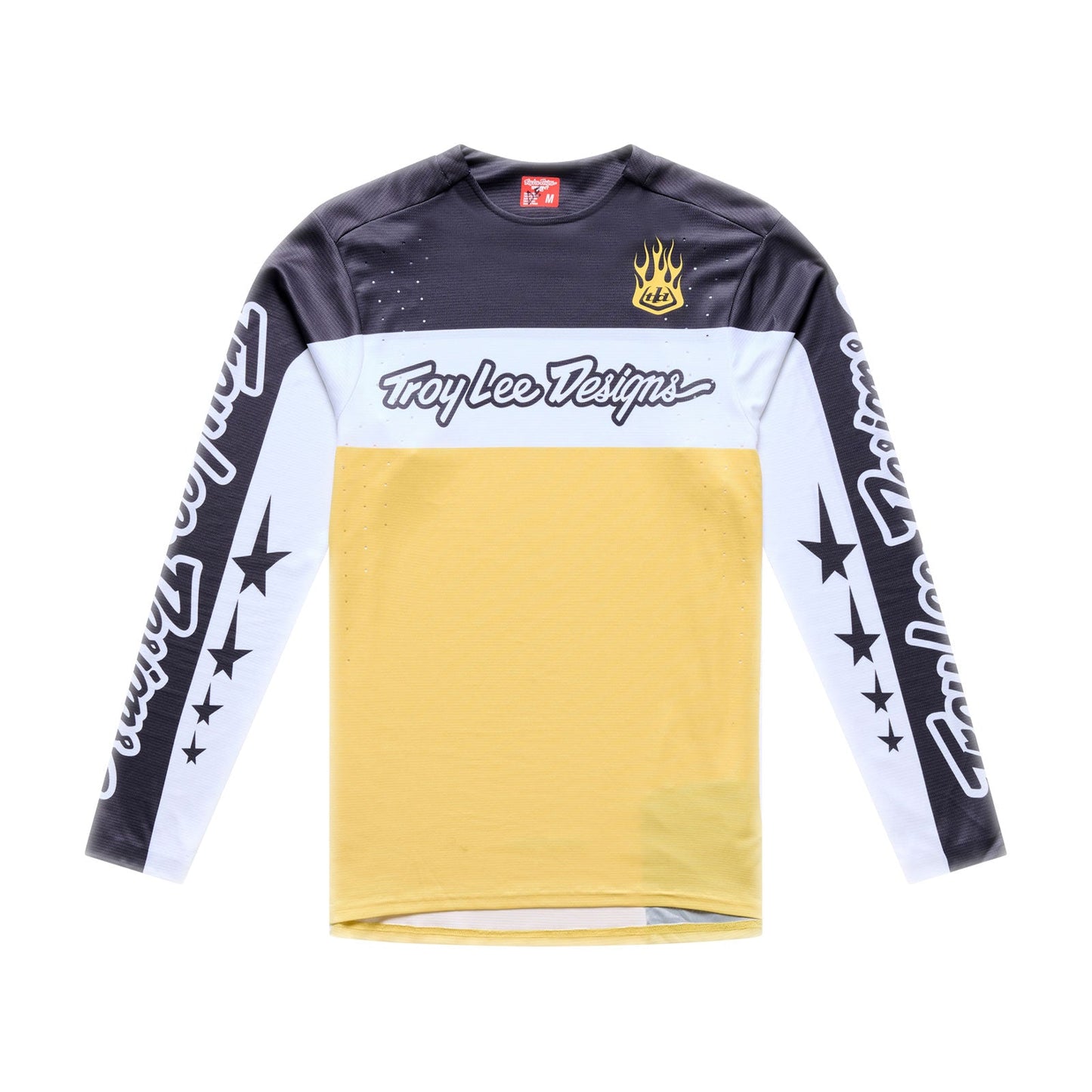 Maillot TROY LEE DESIGNS SPRINT PRO YO MOTO Manches Longues Noir/Jaune