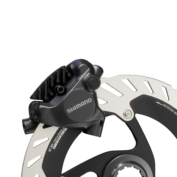 Étrier de Frein à Disque SHIMANO BR-MT805 2 Pistons Flat Mount Arrière