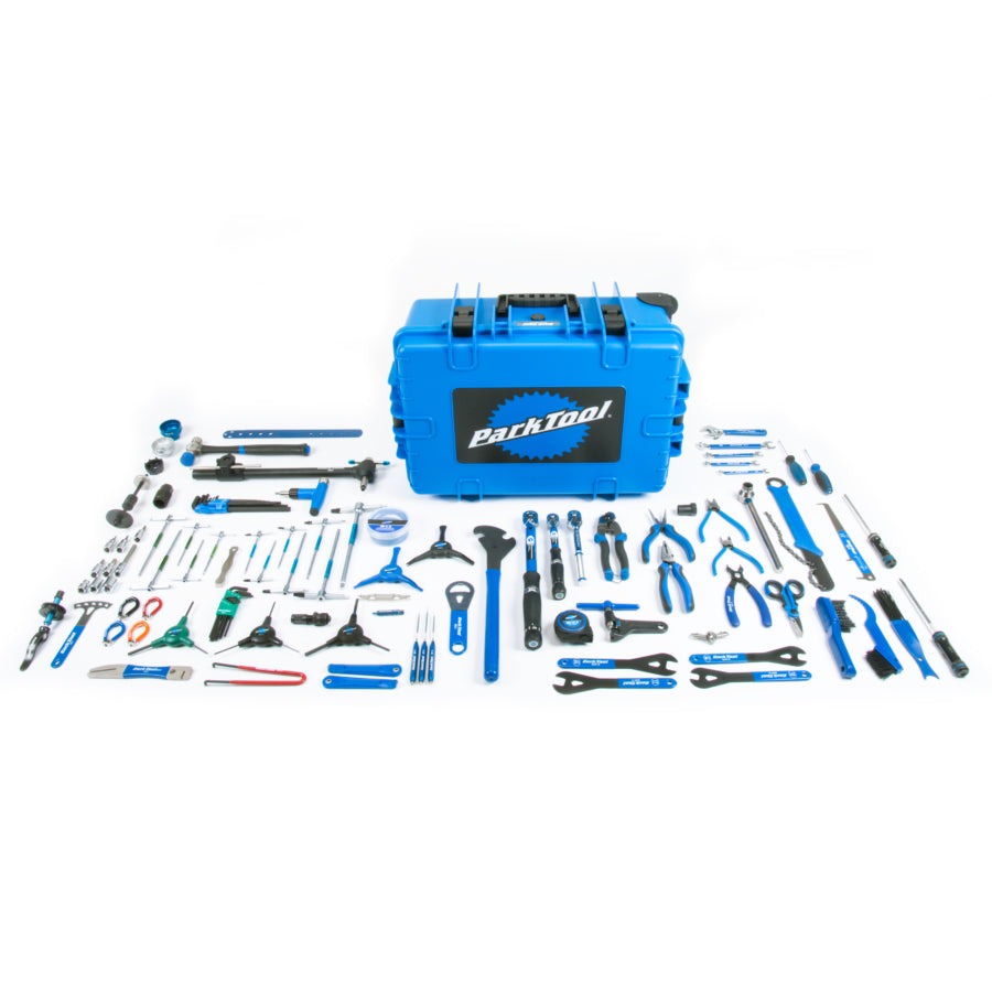 Uždarytas Park Tool BRK-1 lagaminas su ratukais