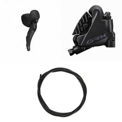 Pravá páčka a zadní třmen SHIMANO GRX ST-RX610 + BR-RX400 Flat Mount 12V