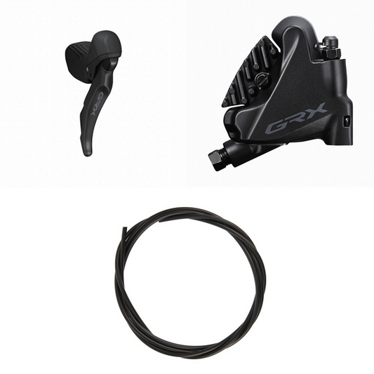 Дясна команда и заден спирачен апарат SHIMANO GRX ST-RX610 + BR-RX400 Flat Mount 12V