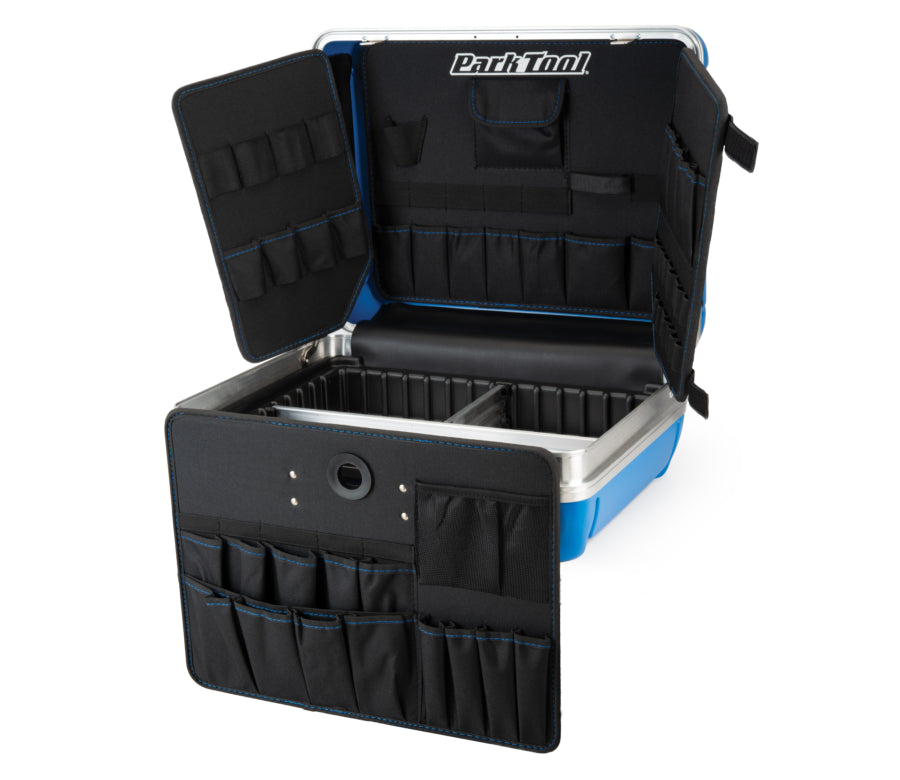 Отворен куфар Park Tool BX-2.2, изглед отпред