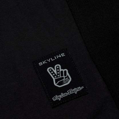 Koszulka TROY LEE DESIGNS SKYLINE RIDE TEE SIGNATURE Długi Rękaw Czarna