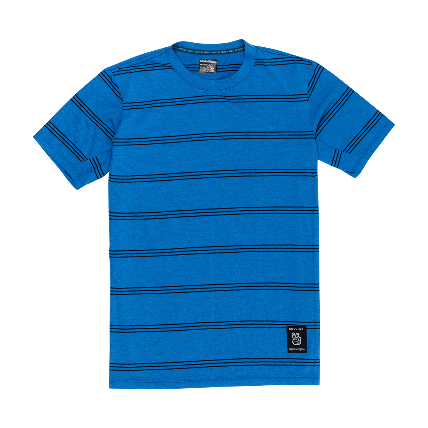 TROY LEE DESIGNS SKYLINE RIDE TEE WASH OUT Trikot Kurzarm Blau