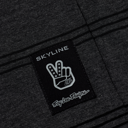 Koszulka TROY LEE DESIGNS SKYLINE RIDE TEE WASH OUT Krótki Rękaw Szara
