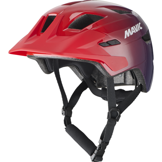 Red Mavic Junior Explorer mountain bike helmet
