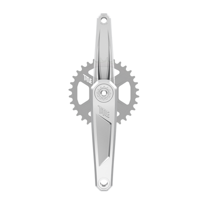 Manovelle Title CR1 cromato 165 mm, vista frontale (piatto non incluso)