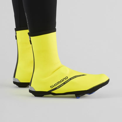 SHIMANO DUAL CR Overshoes Fluorescent Yellow