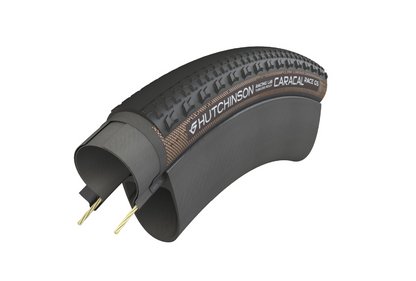 Reifen HUTCHINSON CARACAL RACE GS 700c Tubeless Ready Braun