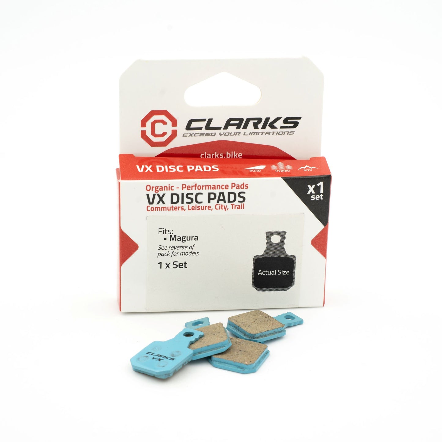 Almofadas orgânicas CLARKS Magura MT5 MT7
