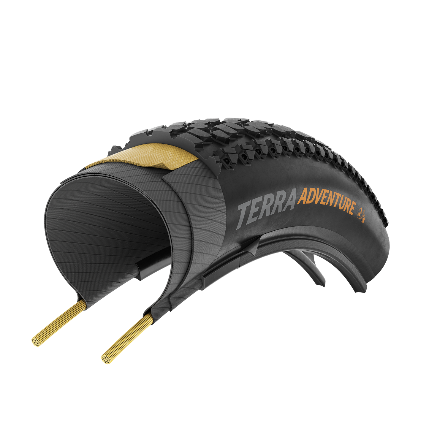 Pneu CONTINENTAL TERRA ADVENTURE TRAIL GRIP 700x45c Tubeless Ready Marron