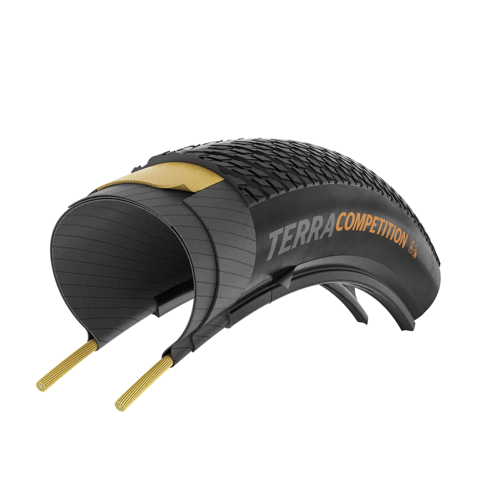 Pneu CONTINENTAL TERRA COMPETITION RACE RAPID 700x40c Tubeless Ready Noir
