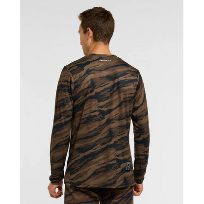 Maillot DHARCO GRAVITY RECON Maniche Lunghe Nero/Marrone