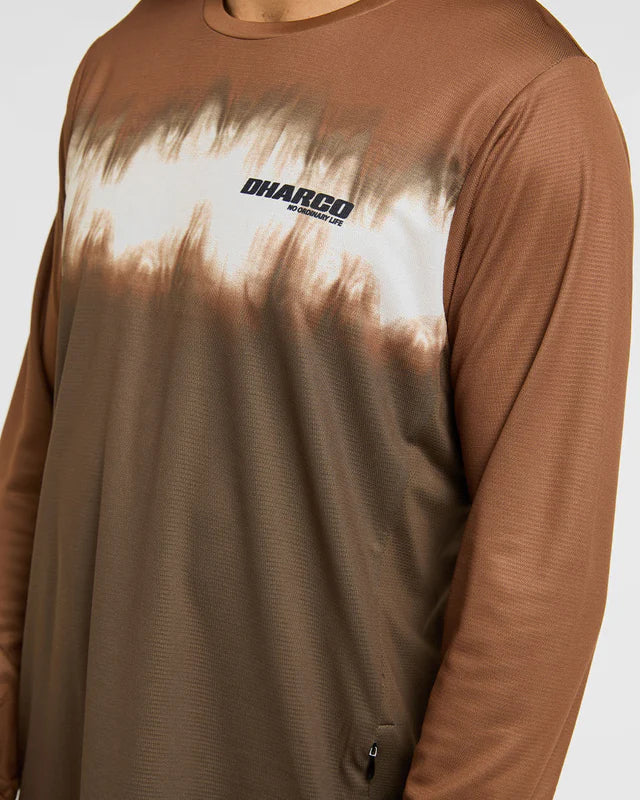 Maillot DHARCO GRAVITY DUNE Manches Longues Marron