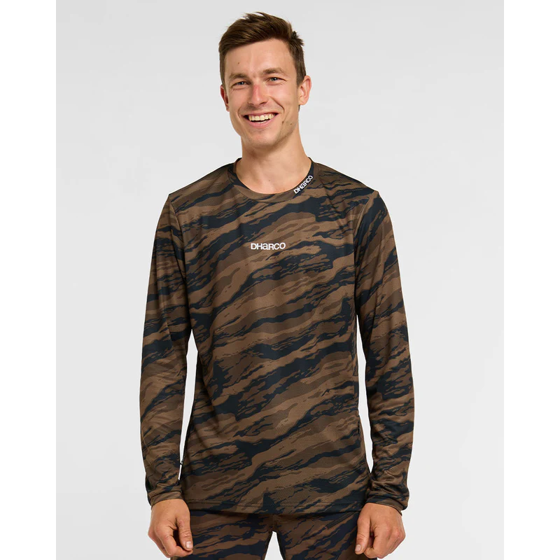 Maillot DHARCO GRAVITY RECON Manches Longues Noir/Marron
