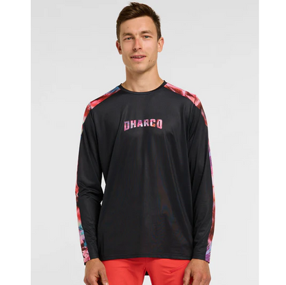 Maglia DHARCO RACE NEBULA Maniche Lunghe Nera