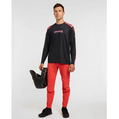 Maglia DHARCO RACE NEBULA Maniche Lunghe Nera