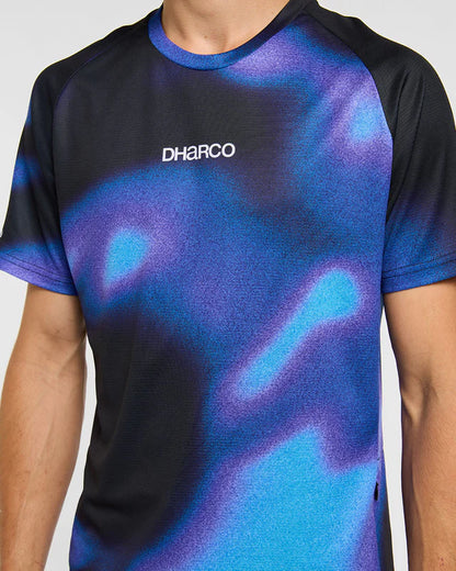 Maglia DHARCO VORTEX Maniche Corte Nero/Viola