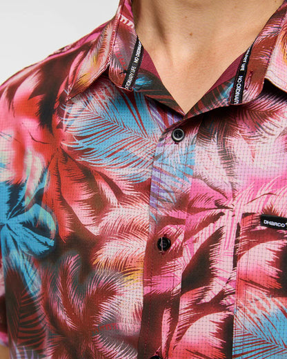 Camicia Tecnica DHARCO TECH PARTY NEBULA Rosa