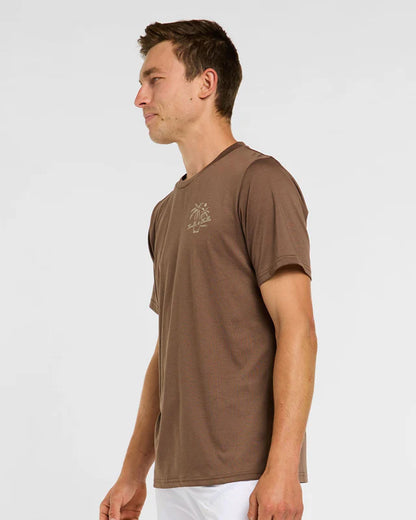 Maglia DHARCO TECH TEE HUSK Maniche Corte Marrone