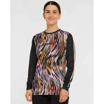 Maillot DHARCO RACE ACID SAFARI Maniche Lunghe Donna Multi