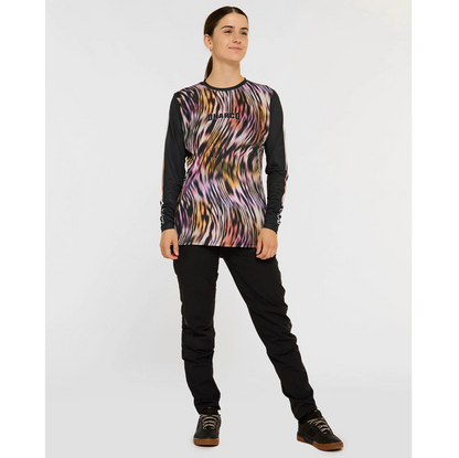 Maillot DHARCO RACE ACID SAFARI Maniche Lunghe Donna Multi