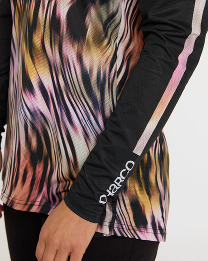 Maillot DHARCO RACE ACID SAFARI Maniche Lunghe Donna Multi