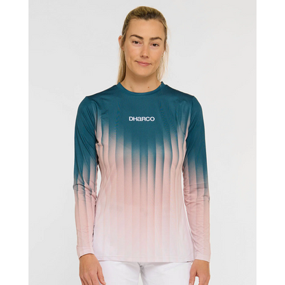DHARCO RACE DUSTY PRISM Long Sleeve Women's Jersey Black/Pink