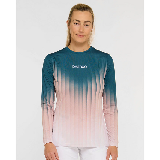 Maillot DHARCO RACE DUSTY PRISM Manches Longues Femme Noir/Rose