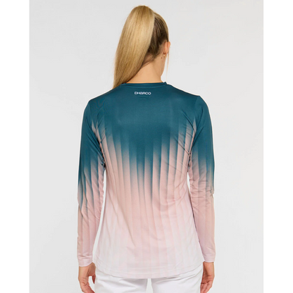 DHARCO RACE DUSTY PRISM Long Sleeve Women's Jersey Black/Pink