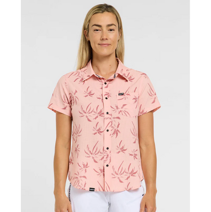 Camicia Tecnica DHARCO TECH PARTY PINK PALM Donna Rosa
