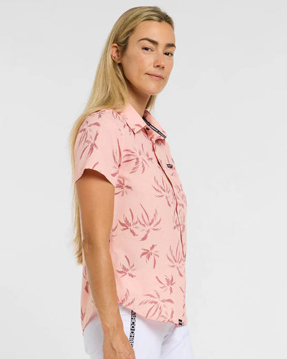 Camicia Tecnica DHARCO TECH PARTY PINK PALM Donna Rosa