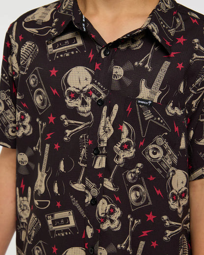 Camicia Tecnica DHARCO TECH PARTY ROCKNROLLA Junior Nero