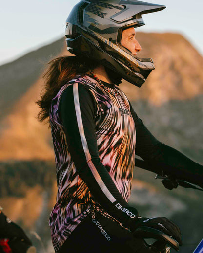 Maillot DHARCO RACE ACID SAFARI Maniche Lunghe Donna Multi