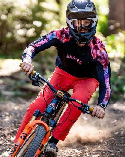 Maglia DHARCO RACE NEBULA Maniche Lunghe Nera