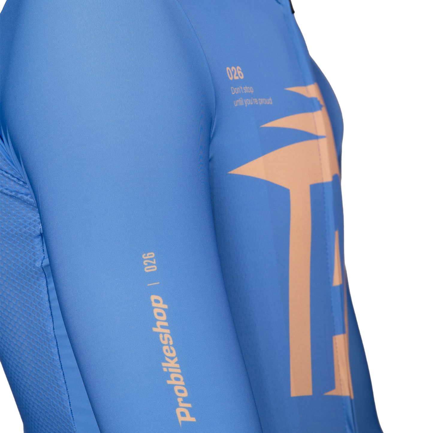 Maillot PROBIKESHOP Manches Courtes Bleu/Lilas