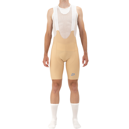 Salopette Corta con Bretelle PROBIKESHOP By CHEF DE FILE Beige