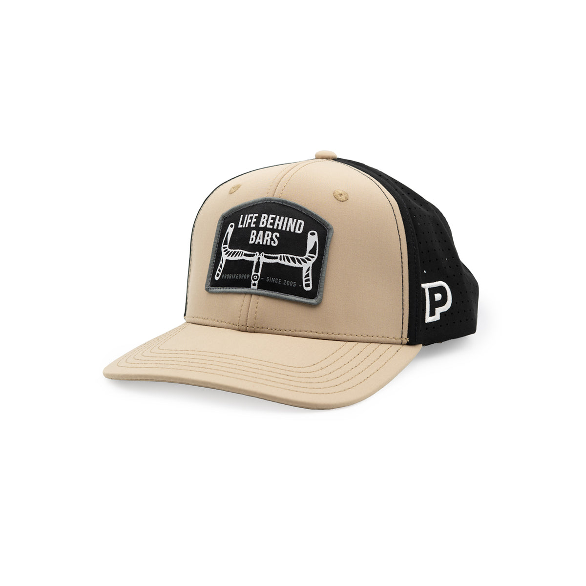 Šiltovka PROBIKESHOP SNAPBACK béžová/čierna