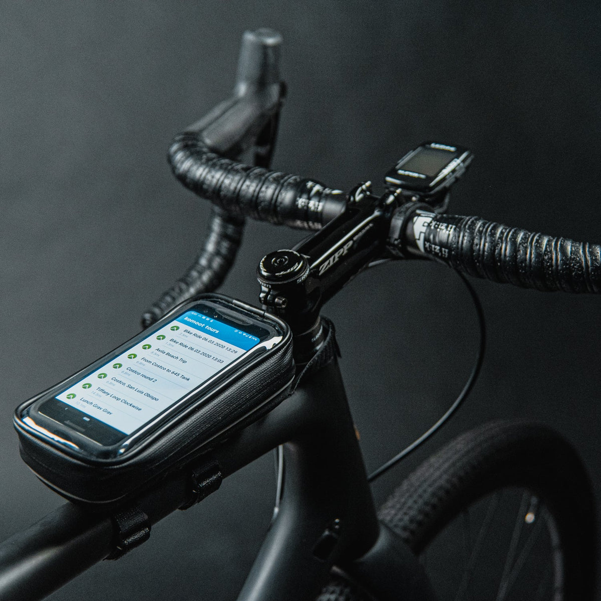 LEZYNE SMART ENERGY CADDY XL must ülemise raamitoru kott