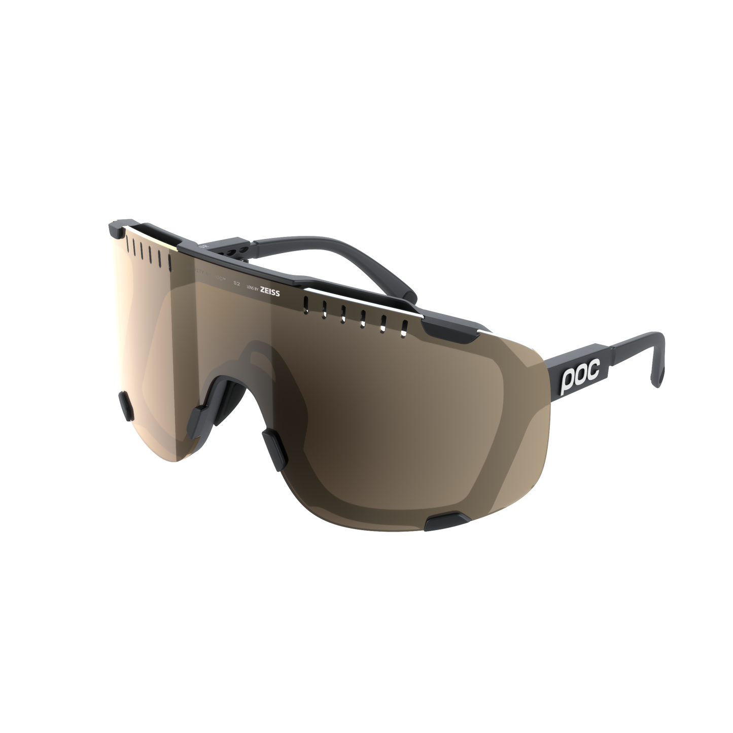 Gogle POC DEVOUR + czarne soczewki Clarity Trail Partly Sunny Silver
