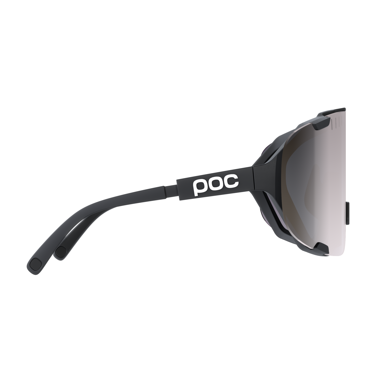 Lunettes POC DEVOUR WF + Noir Verre Clarity Road Sunny Silver