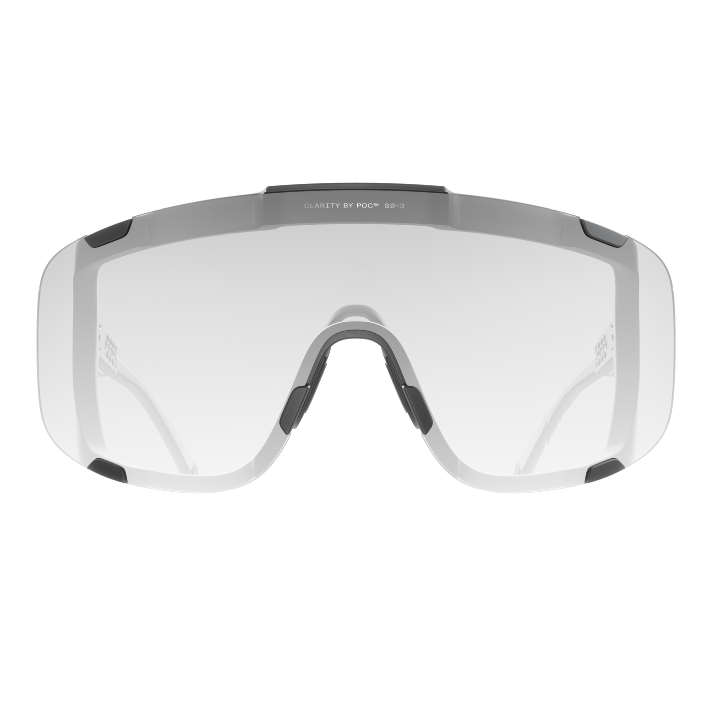 POC DEVOUR WF Photochromatische Brille Schwarz Transluzent/Clarity Photochromatisch/Austauschbar Grau