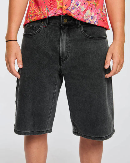 Short DHARCO JORT UNISEX COASTAL WASH Nero