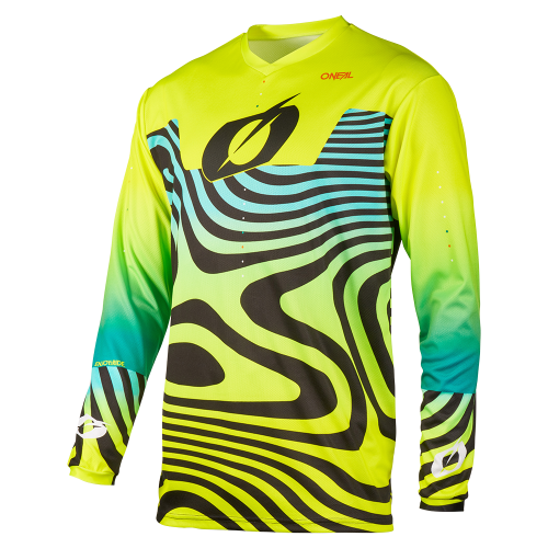 Dječji biciklistički dres dugih rukava O'NEAL ELEMENT NOVA, fluorescentno žuti