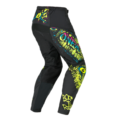 O'NEAL ELEMENT RANCID Junior -housut Musta/Keltainen